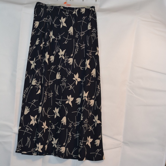 Antels Black and beige Skirt SZ L - Picture 1 of 5